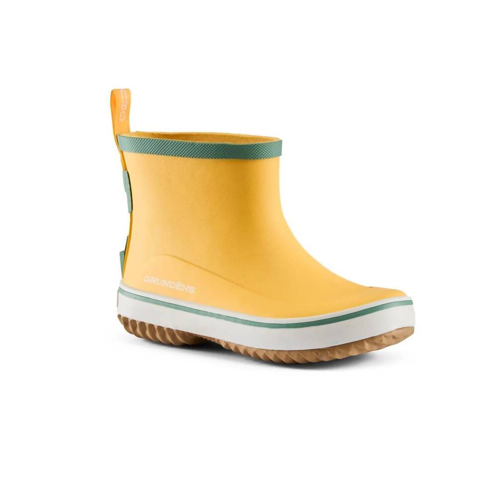 NEW GRUNDENS kid's guppy rain boots in pineapple